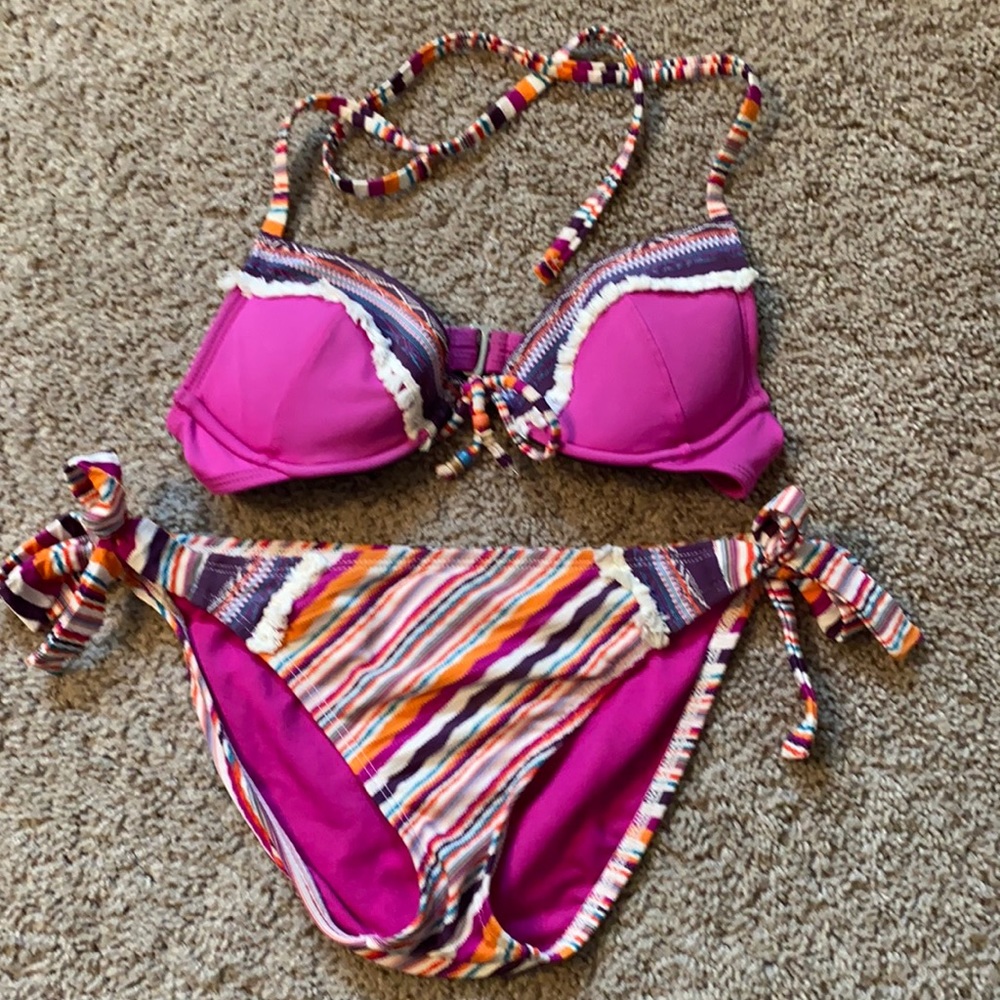 Lucky brand size small underwire bikini